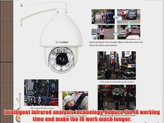 IntelliSecu 7 Intelligent IR High Speed Auto Tracking. 700TVL. 27x Optical Zoom. Analog. Up