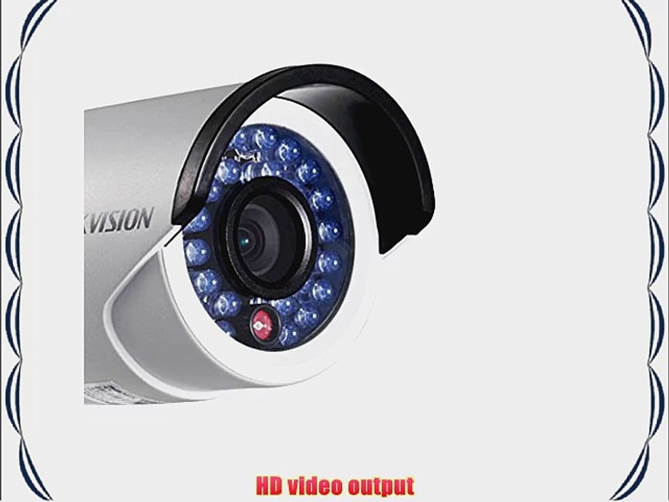 Hikvision DS-2CD2012-I 1/3 CMOS 1.3MP IR Fixed Focal Lens Bullet Camera HD Waterproof Security