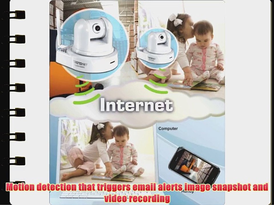 TRENDnet Wireless Pan/Tilt/Zoom Internet Surveillance Camera TV-IP410W