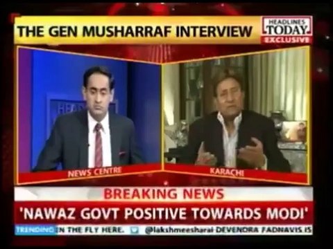 Pervez Musharraf vs Indian tv Anchor, Pervez Musharraf blast on Indian media and indian Army.