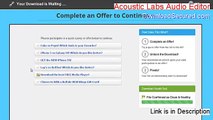 Acoustic Labs Audio Editor Keygen [Legit Download 2015]