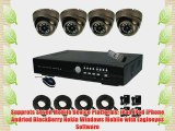 CIB R401H60W500G8403 4CH Surveillance DVR Four CCD Cameras 500GB KIT. Eagleeyes Software