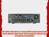 SVAT CV501-16CH-007 Do-it-Yourself DVR Security System with 8 Indoor/Outdoor Night Vision CCD