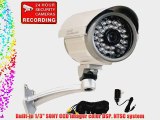VideoSecu Outdoor Built-in 1/3 SONY CCD CCTV Day Night Vision Security Camera IR Infrared Leds