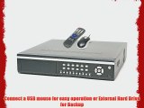 Q-See QSD42208 8 Channel H.264 Pentaplex Network DVR with CIF Realtime Recording on Each Channel