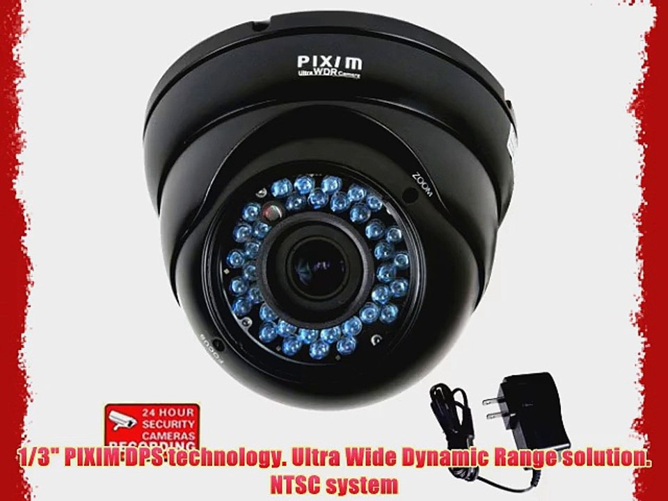 VideoSecu WDR Weatherproof Outdoor CCTV Home Surveillance Security Camera Infrared Day Night