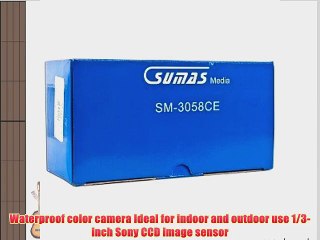 Sumas SM-3058CE 2-Inch Sony CCD 650 TV Lines Waterproof Infrared Camera