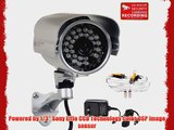 VideoSecu 700TVL Bullet Surveillance CCTV Security Camera Built-in SONY Effio CCD Outdoor Day