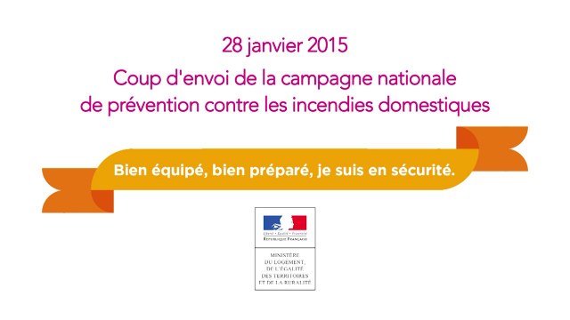 Campagne nationale de prévention contre les incendies domestiques