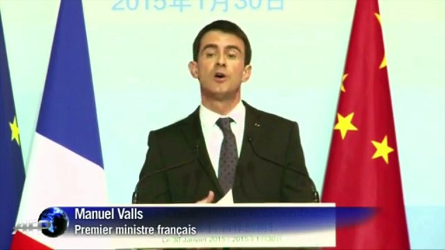 Manuel Valls aux Chinois : Vos investissements sont les bienvenus