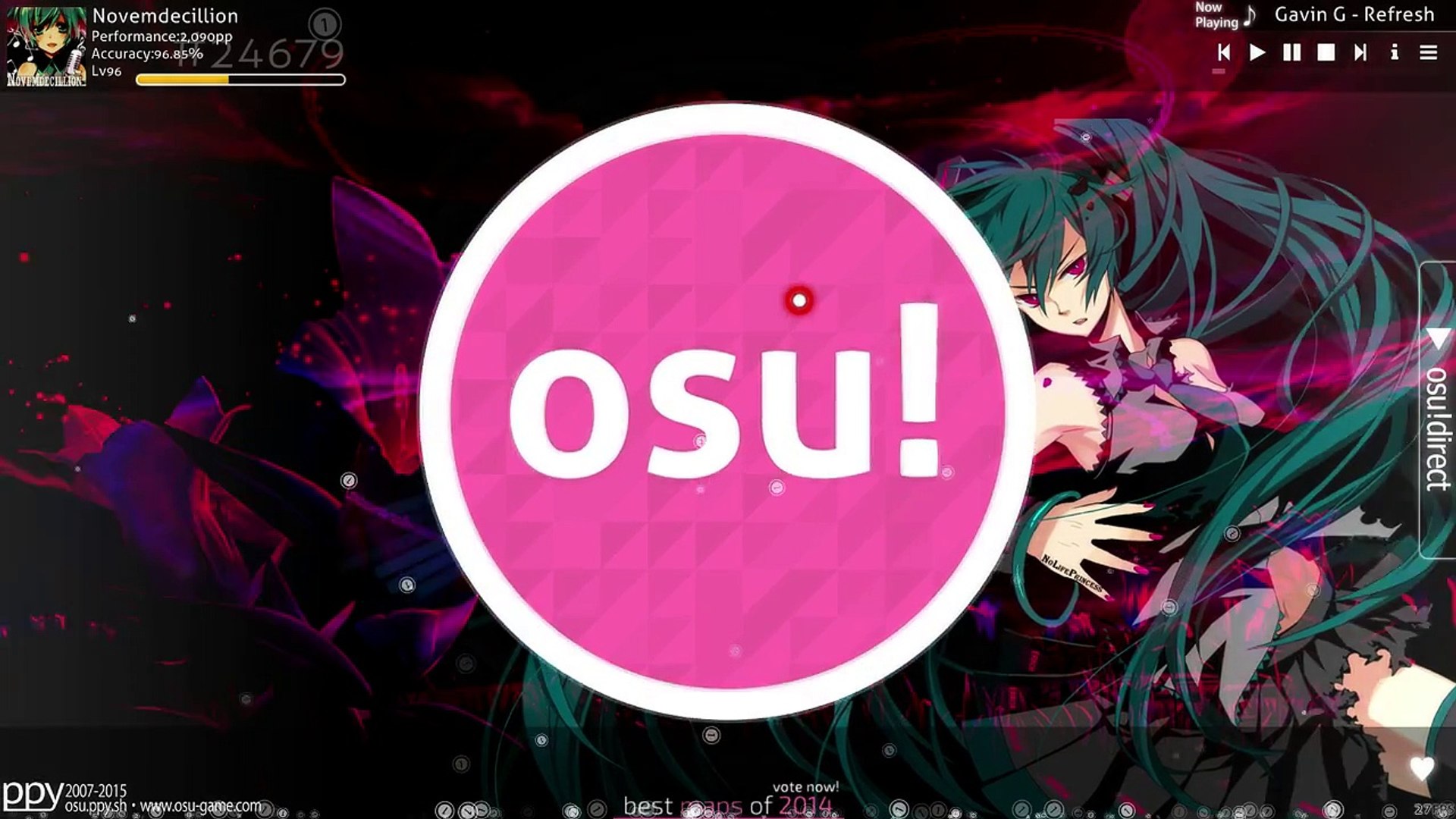 Featured image of post Hatsune Miku Osu Skin Testing the skin hatsune miku test v1 6 osu ppy sh forum t 180796 start 0 the song used