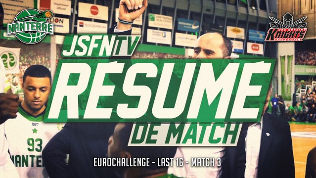 Résumé - JSF Nanterre vs Gussing Knights (28/01/15) (EuroChallenge Last 16-M3)