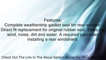 Steele Rubber Products 60-0489-81 - Rear window gasket Review