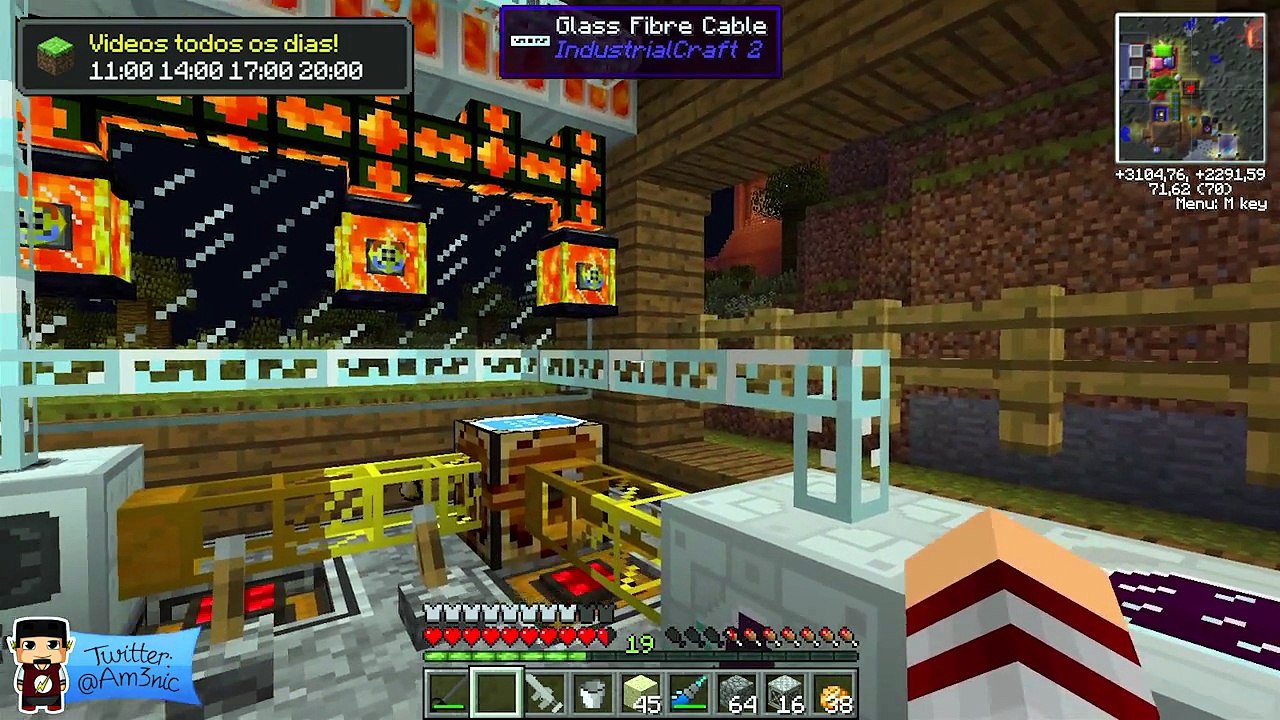Minecraft- ERA DO FUTURO 2 - CRIEI O MINÉRIO MA...