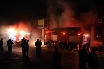 Bartın'da Mobilya İmalathanesinde Yangın