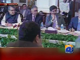PM chairs meeting over Karachi Situation-30 Jan 2015