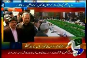 MQM Leaders talk to Media after meeting Prime Minister at Governor House