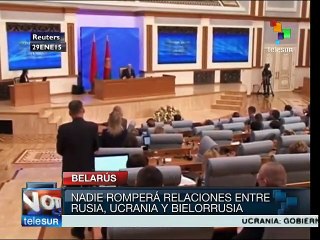 Nadie romperá relaciones entre Belarús, Ucrania y Rusia: Lukashenko