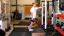 Workout Manager - One Legged Dumbbell Calf Raise (Leg Exercises)