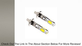 Ice Blue LED Car Bulb Light Day Light Brake Stop Tail Light Reverse Lamp / HeadLamp Xenon Bulbs Fog Fit For H1 7.5W Review