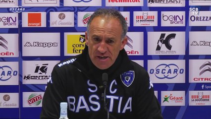 Lens-Bastia : Conf. d'avant-match de G. Printant