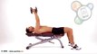Workout Manager - French press lying on bench with dumbbells (Triceps Exercises)