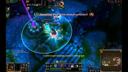 {24}League of Legends - Best Kill Ever! Spawn Pool Dive (Unseenstalkr)