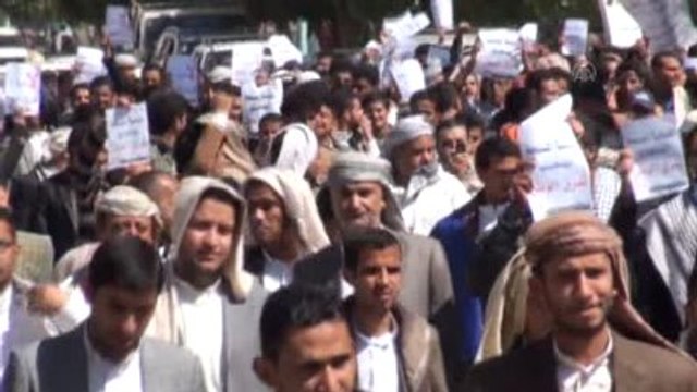 Yemen'de Husi Karşıtı Gösteriler