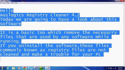 Auslogics Registry Cleaner 4.2