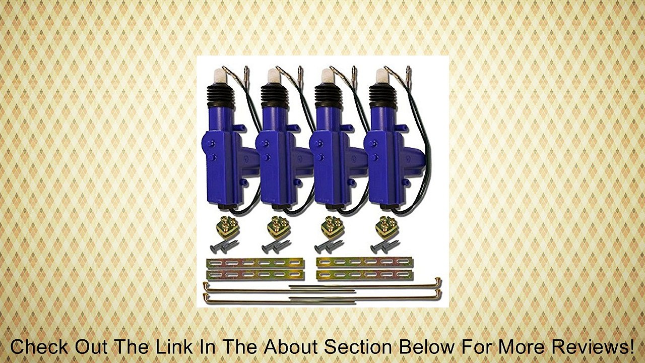 Heavy Duty Universal 12 Volt 360 Degree Power Motor Door Lock Actuator (4) Review