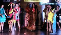 Hot scoop: Mugdha Godse wears condom made dress