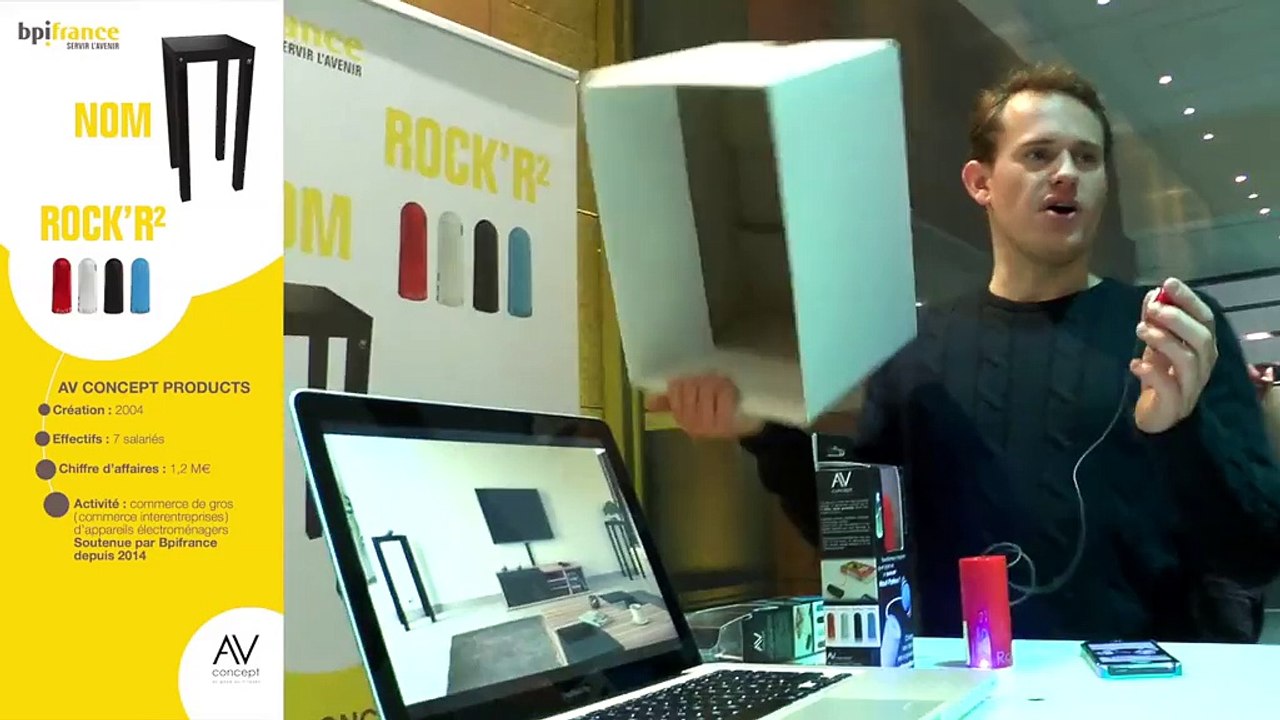 Rock'R : l'enceinte par vibration