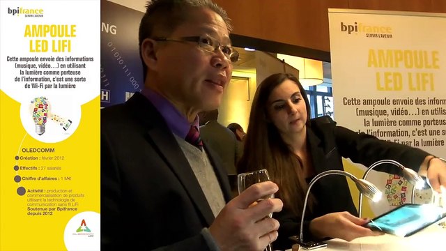 L'ampoule LED Lifi Oledcomm : internet par la lumière
