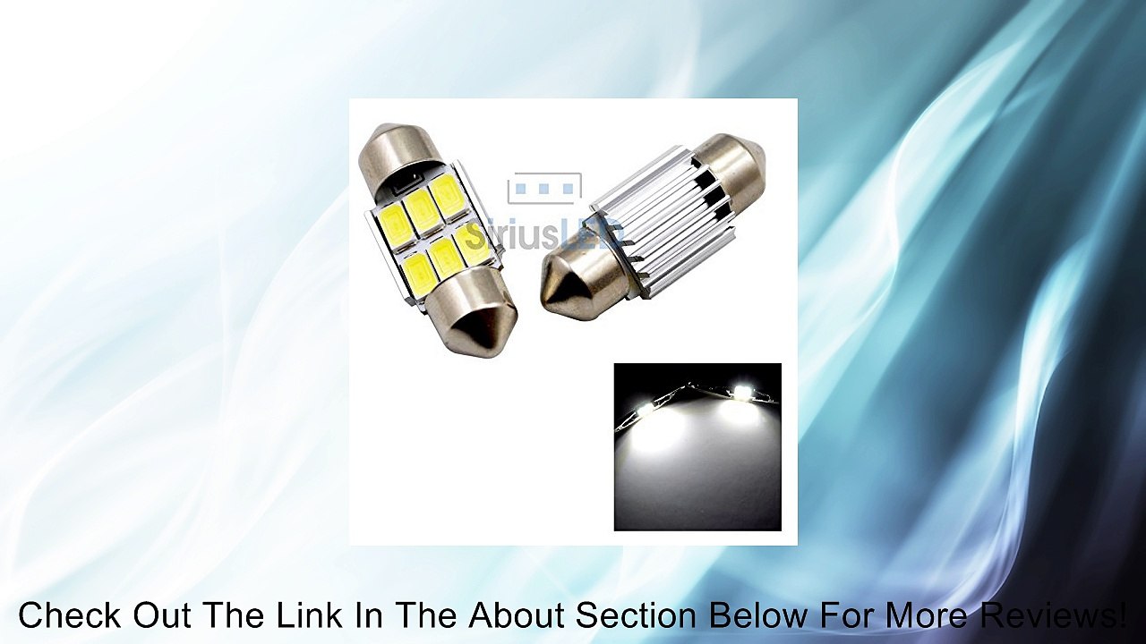 De3175 31mm 5650 6smd Festoon Dome Map LED Interior Light Bulbs Review