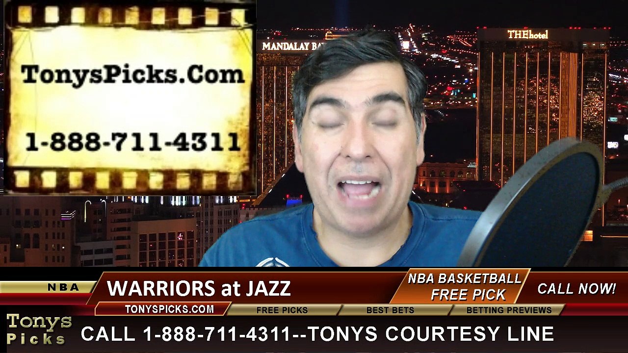 Utah Jazz vs. Golden St Warriors Free Pick Prediction NBA Pro Basketball Odds Preview 1-30-2015