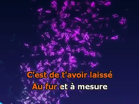 KARAOKE LIANE FOLY - Au fur et à mesure