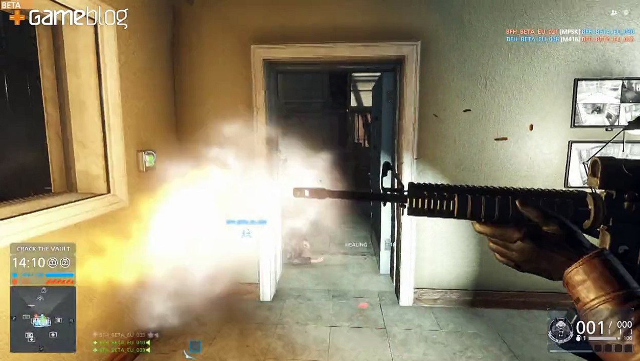 Battlefield Hardline : Mode Braquage sur map Braquage de banque