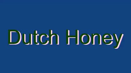 How to Pronounce Dutch Honey