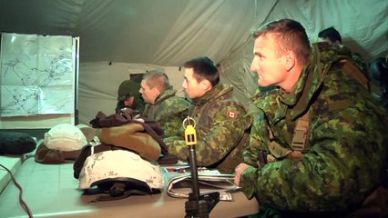 Entraînement franco-canadien