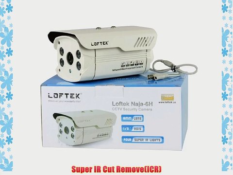 LOFTEK? Upgraded Naja-8H 1/3 HDIS CCD 800 TVLines (High Quality Chip is equal to 1300TVL) Bullet