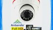 USG 1080P Sony 2.4MP IP Dome Security Camera   Wall Mount Bracket: 2.8-12mm Wide Angle Lens