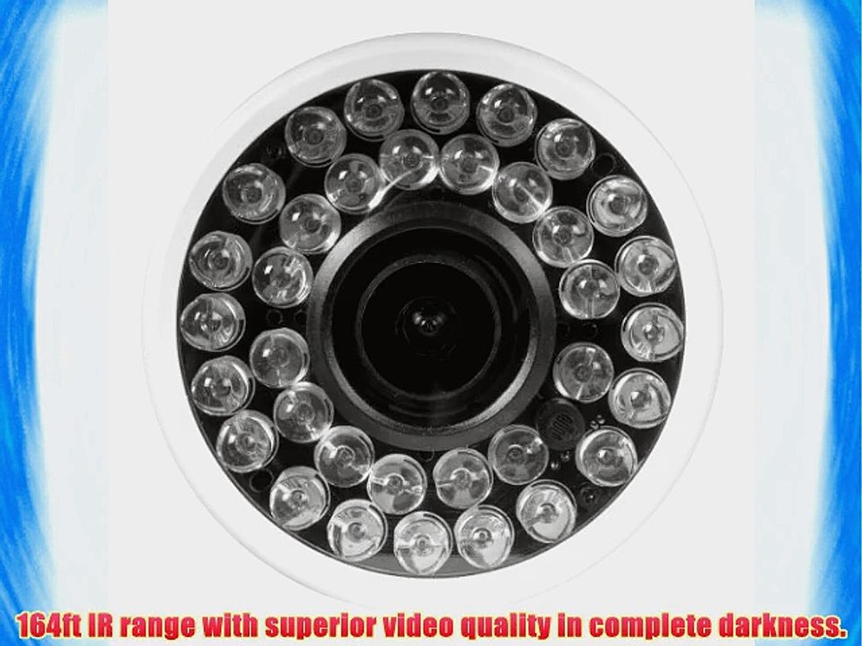 Best Vision BV-IR140-HD 1000TVL Bullet Security Camera - Outdoor - Night/Day - 2.8-12mm Lens
