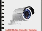 HIKVISION DS-2CD2032-I 3MP 4mm Outdoor HD IR Bullet Network IP Camera POE in English Retail