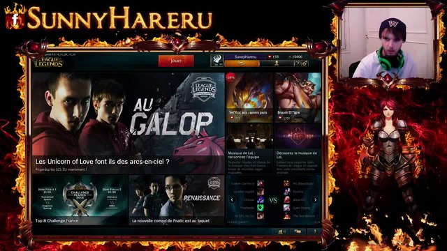 Streaming League of legends ! (Main Vayne)