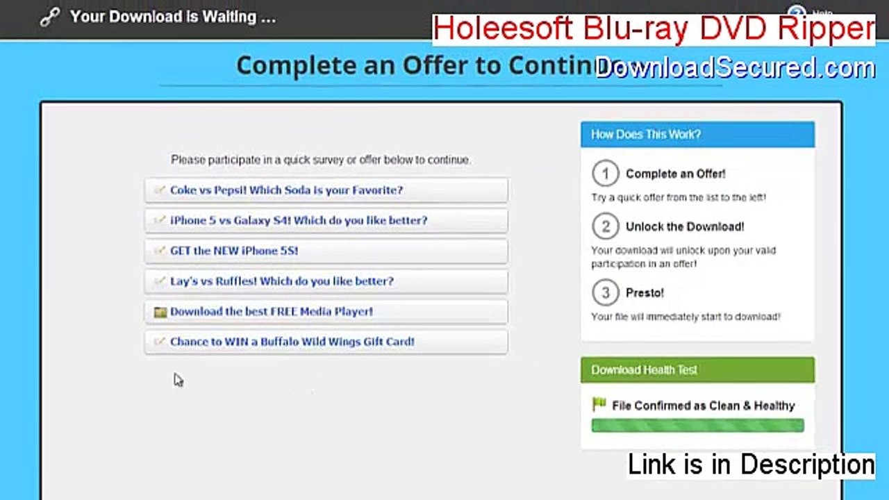 Holeesoft Blu-ray DVD Ripper Download Free (Risk Free Download)