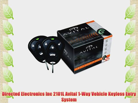 Directed Electronics Inc 2101L Avital 1-Way Vehicle Keyless Entry System