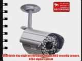 VideoSecu CCTV Bullet Outdoor Security Camera 420TVL Built-in Microphone Infrared Day Night