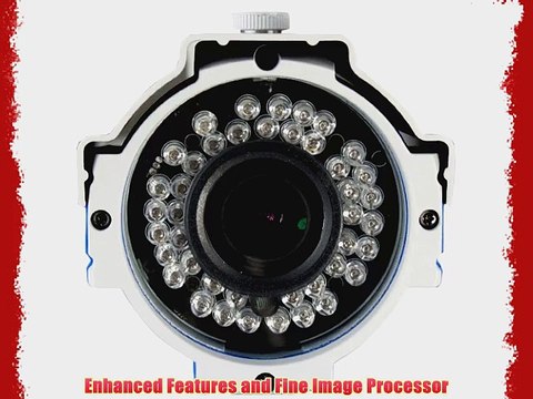 GW Security VDG36WD 700TVL 1/3-Inch SONY SUPER HAD CCD II Outdoor Security Camera with 2.8-12mm