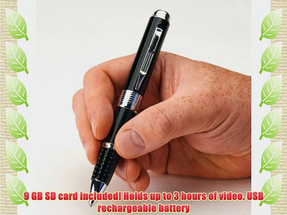 HD Spy Pen Camera w/ Lifetime Warranty. Professional Hidden Video Cam Recorder.