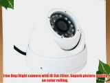 eSecure ES183270 Security Camera 850TVL 3.6mm Lens wide viewing angle 24 Led IR Outdoor Aluminum